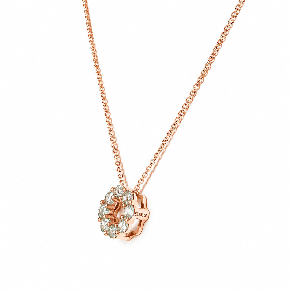 Circle of Life Necklace - Prasiolite