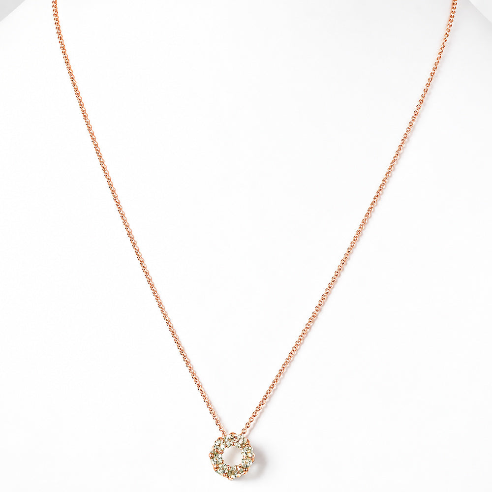 Circle of Life Necklace - Prasiolite