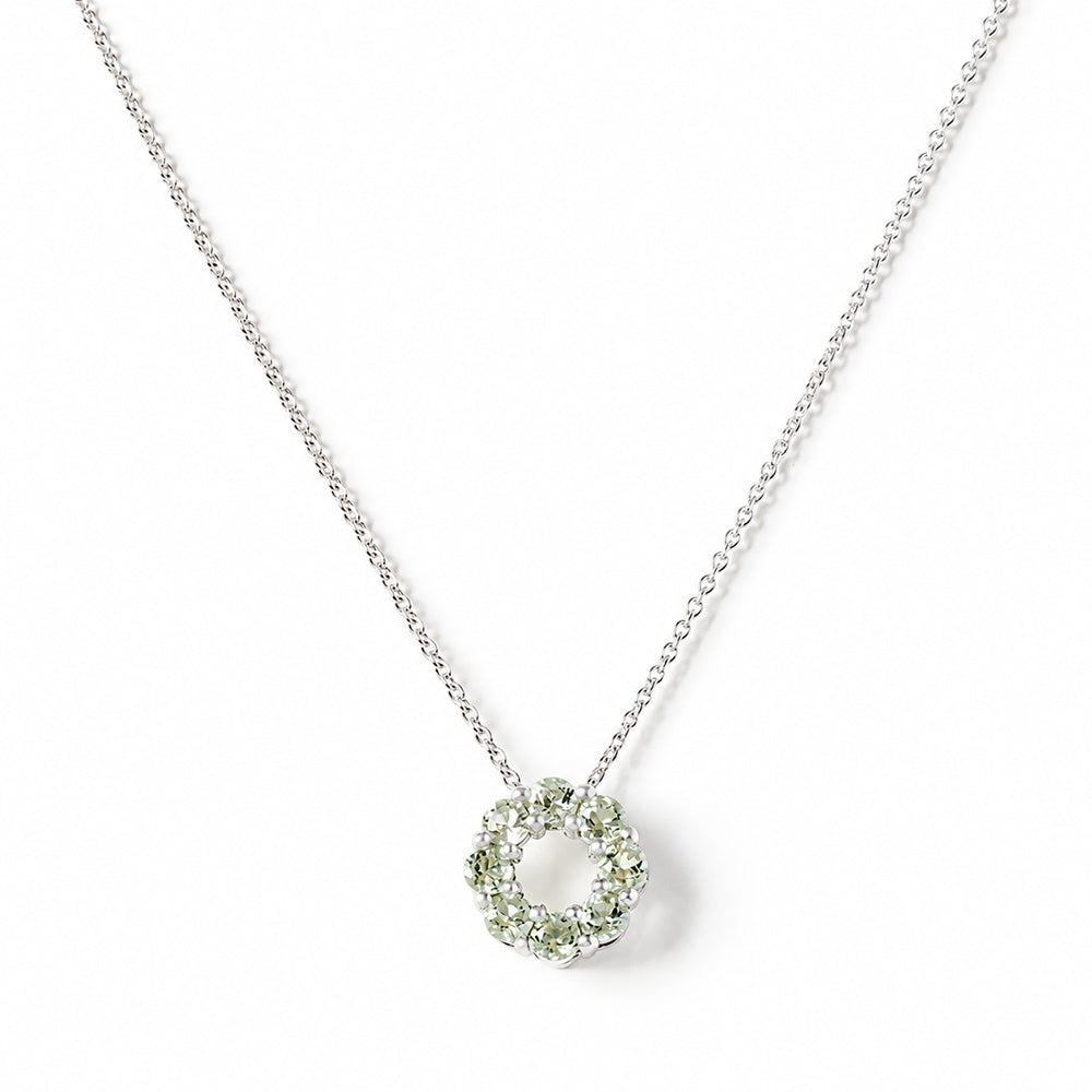 Circle of Life Necklace - Prasiolite