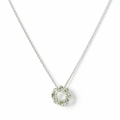 Circle of Life Necklace - Prasiolite