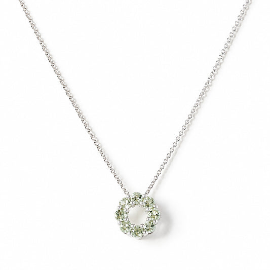 Circle of Life Necklace - Prasiolite