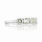 Annie, a Prasiolite Half Eternity Ring