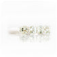 Round cut Prasiolite Trellis Half Eternity Ring - Victoria's Jewellery