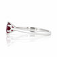 Tulip, a Six Claw Rhodolite Garnet Ring - Victoria's Jewellery