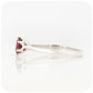 Tulip, a Six Claw Rhodolite Garnet Ring