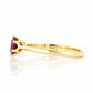 Tulip, a Six Claw Rhodolite Garnet Ring - Victoria's Jewellery