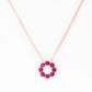 Circle of Life Necklace - Rhodolite - Victoria's Jewellery