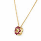 Circle of Life Necklace - Rhodolite