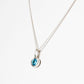 Lexi, Swiss Blue Topaz Necklace