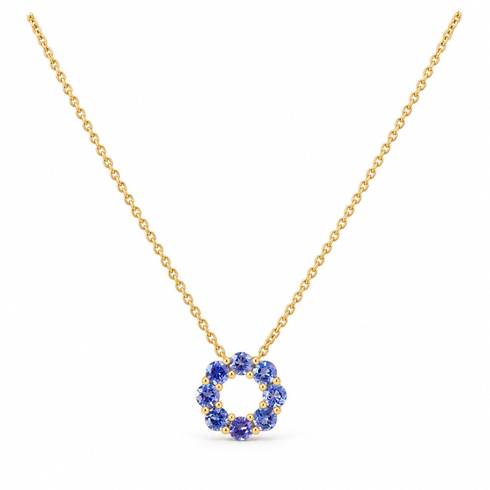 Circle of Life Necklace - Tanzanite - Victoria's Jewellery