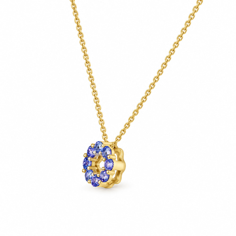 Circle of Life Necklace - Tanzanite - Victoria's Jewellery