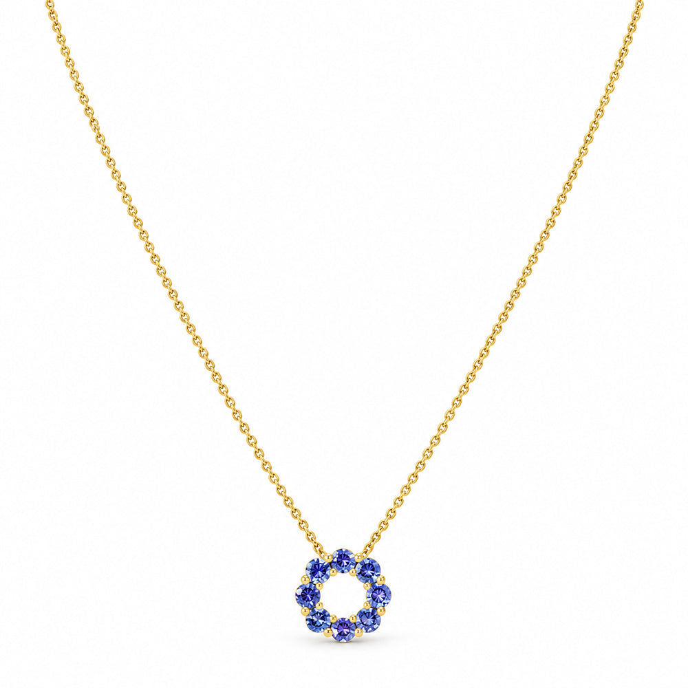 Circle of Life Necklace - Tanzanite - Victoria's Jewellery
