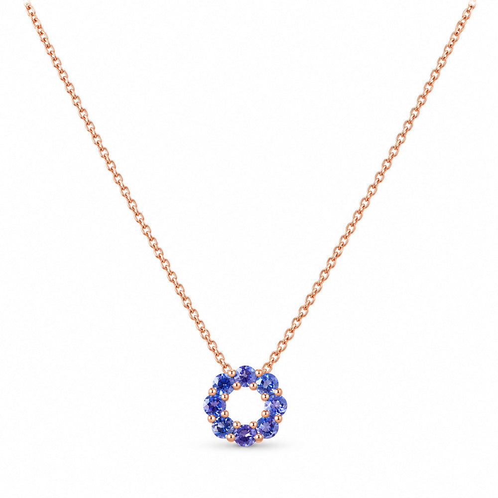 Circle of Life Necklace - Tanzanite - Victoria's Jewellery