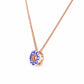 Circle of Life Necklace - Tanzanite - Victoria's Jewellery