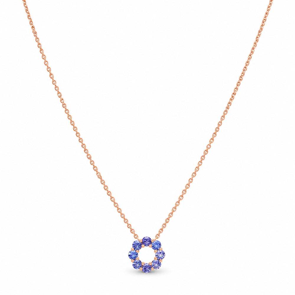 Circle of Life Necklace - Tanzanite - Victoria's Jewellery