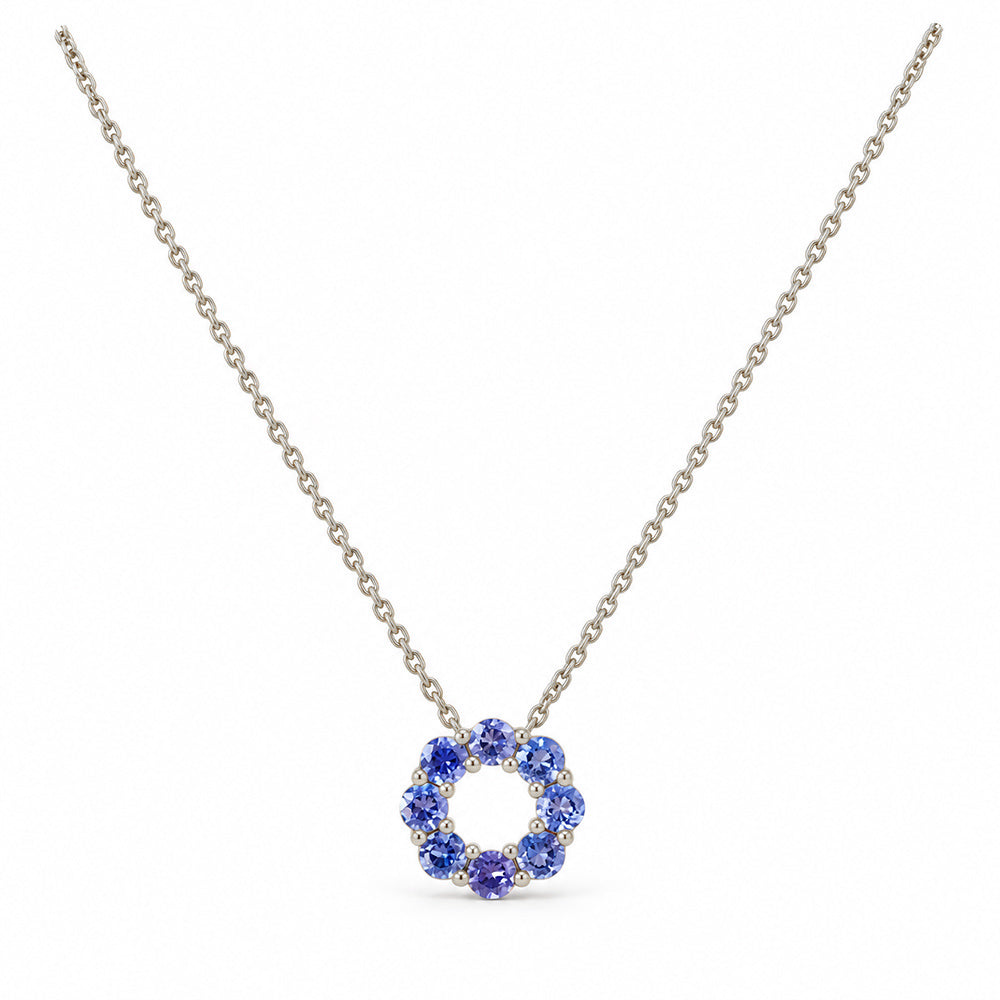 Circle of Life Necklace - Tanzanite - Victoria's Jewellery