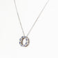 Tanzanite and Diamond Circle of Life Necklace in Gold - Victoria's Jewellery