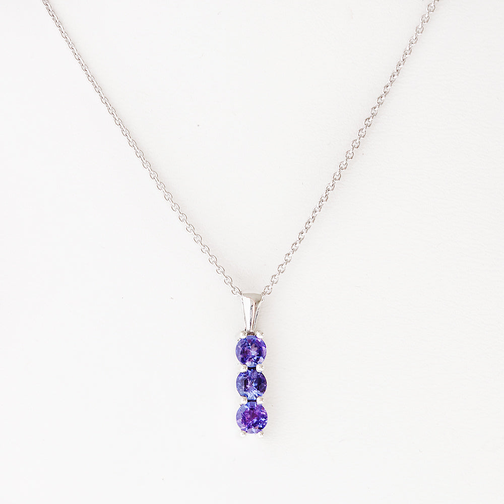 Rio, a Tanzanite Trilogy Pendant