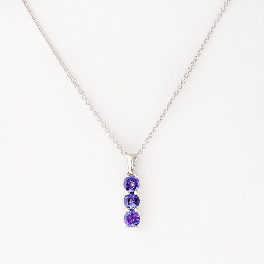 Rio, a Tanzanite Trilogy Pendant