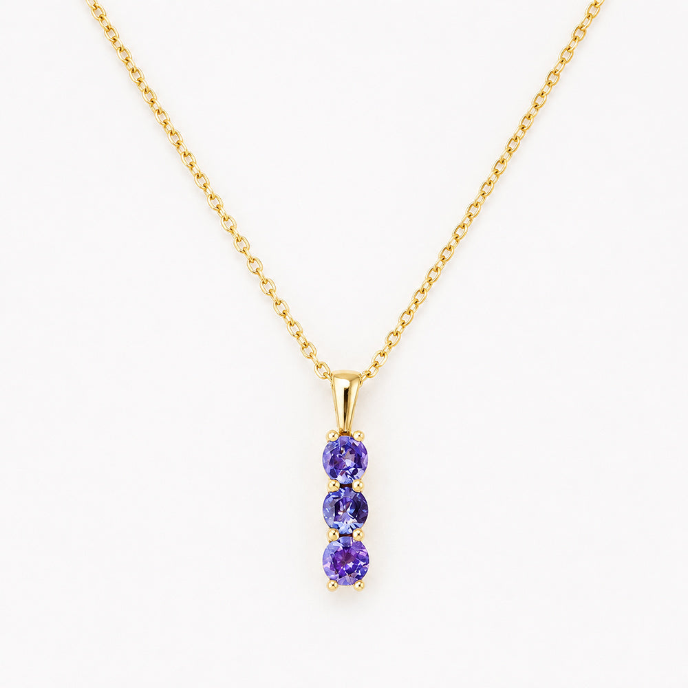 Rio, a Tanzanite Trilogy Pendant