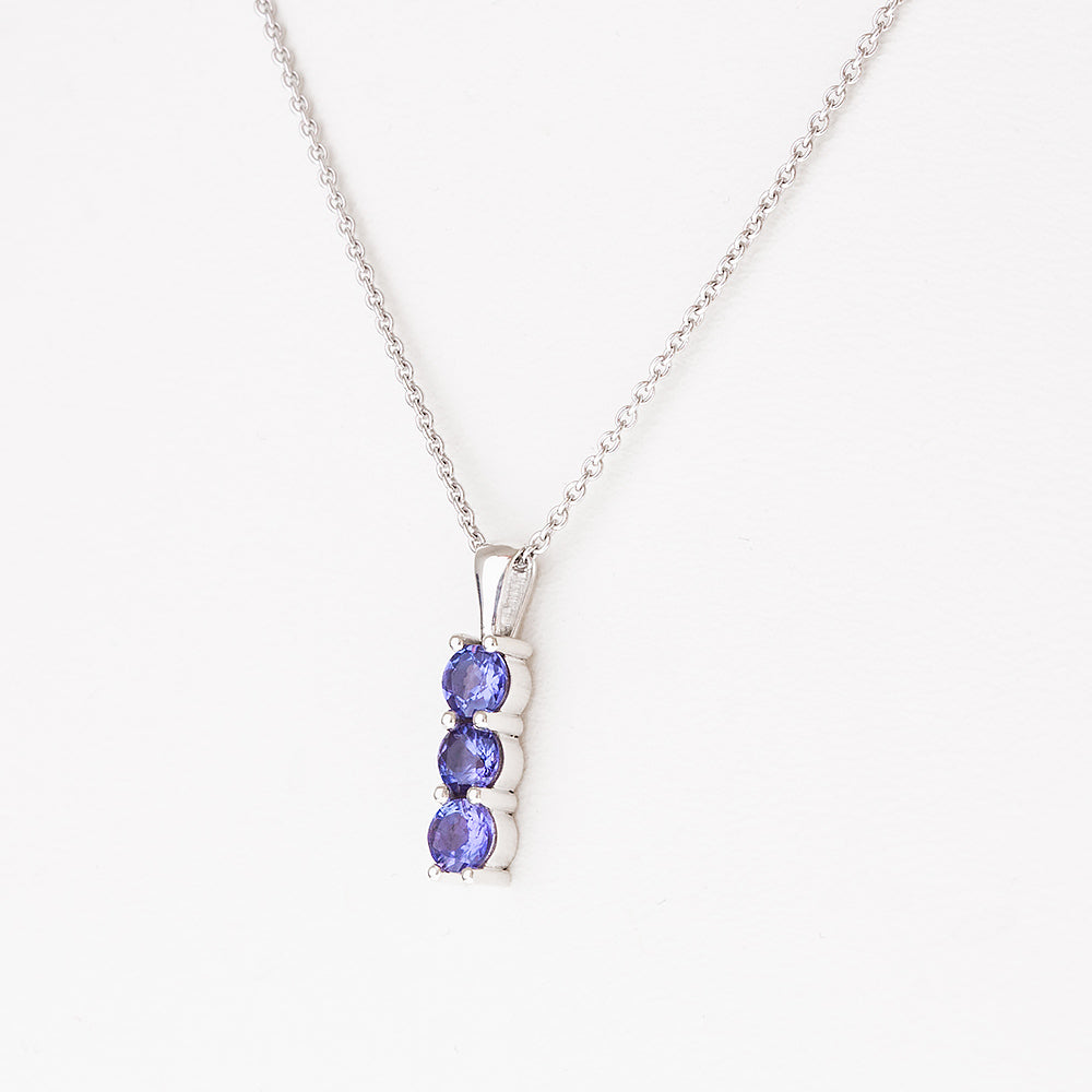 Rio, a Tanzanite Trilogy Pendant