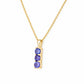 Rio, a Tanzanite Trilogy Pendant