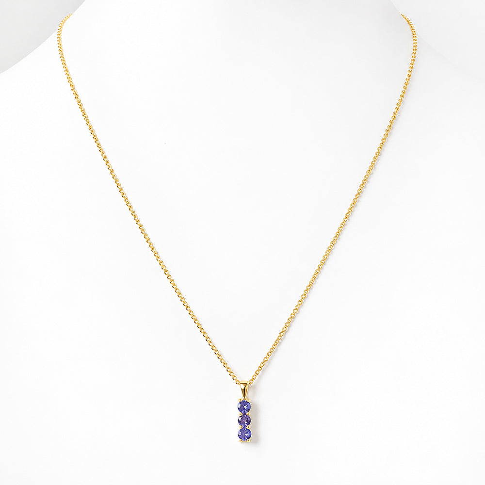 Rio, a Tanzanite Trilogy Pendant