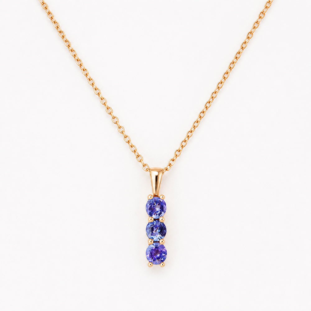 Rio, a Tanzanite Trilogy Pendant
