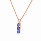 Rio, a Tanzanite Trilogy Pendant