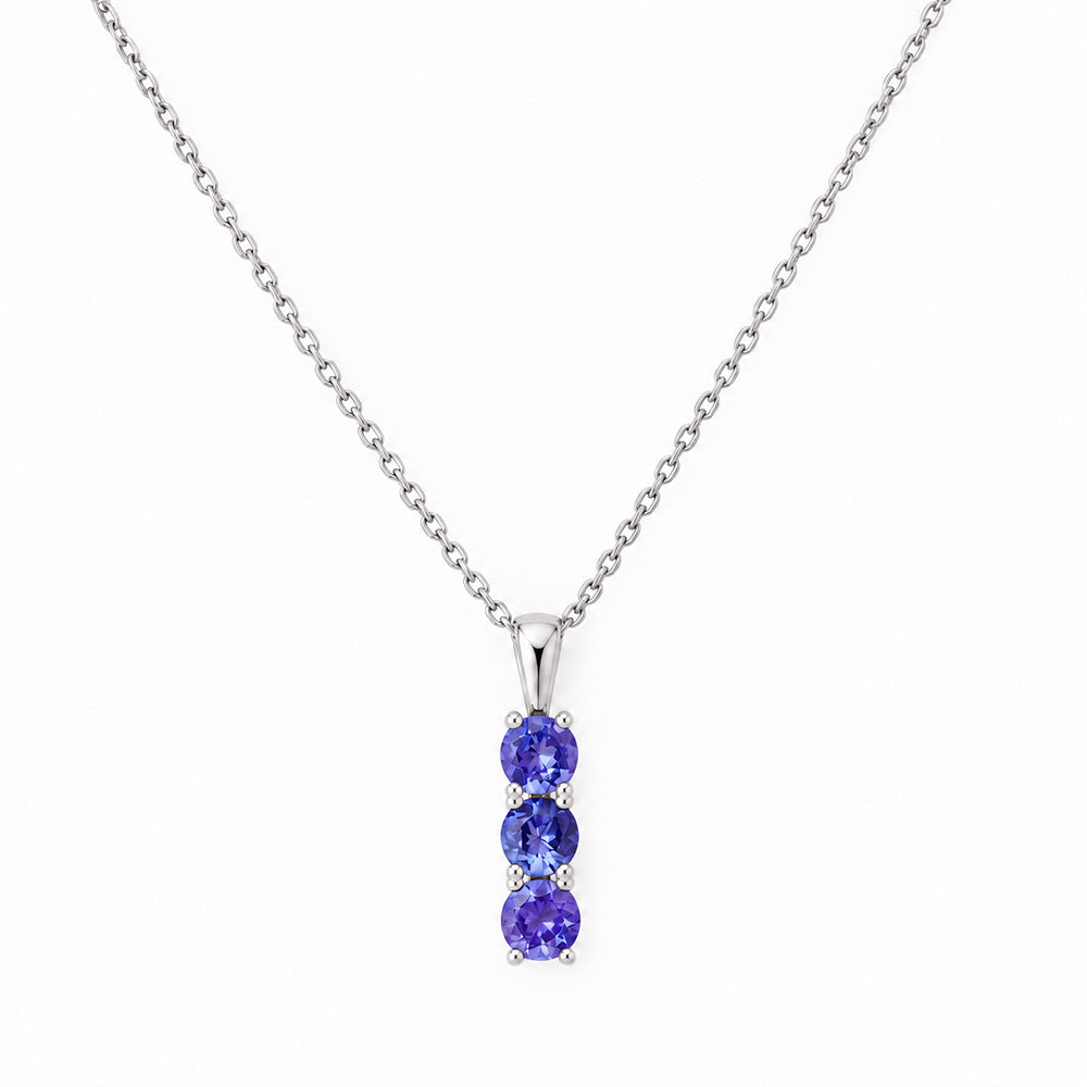 Rio, a Tanzanite Trilogy Pendant