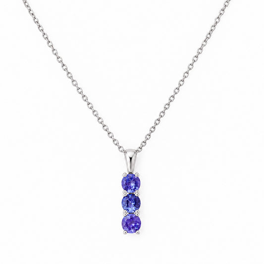 Rio, a Tanzanite Trilogy Pendant