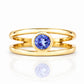 Harper, Round cut Tanzanite Split Band Ring - Victoria's Jewellery