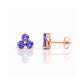 The Trilogy Tanzanite Stud Earrings - Victoria's Jewellery