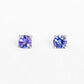The Round Tanzanite Stud - 4mm