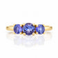 Aria, Tanzanite Trilogy Ring - Victoria's Jewellery