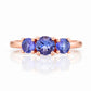 Aria, Tanzanite Trilogy Ring - Victoria's Jewellery