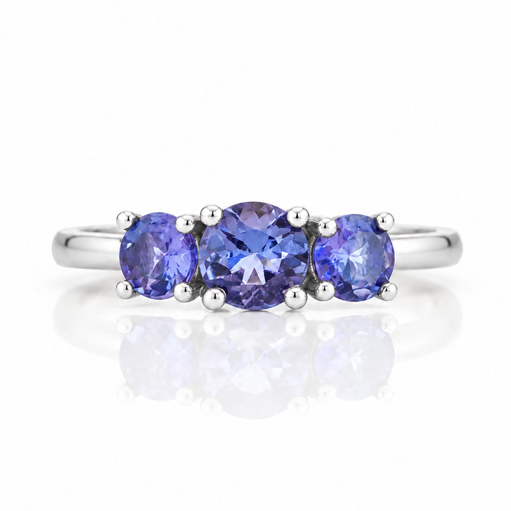 Aria, Tanzanite Trilogy Ring - Victoria's Jewellery