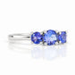 Aria, Tanzanite Trilogy Ring - Victoria's Jewellery