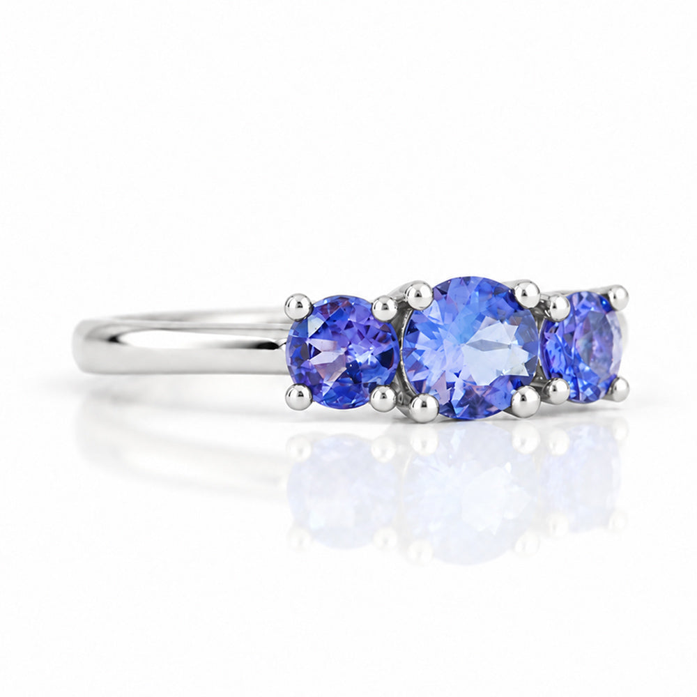Aria, Tanzanite Trilogy Ring - Victoria's Jewellery