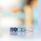 Annie, a Topaz and Amethyst Rainbow Ring