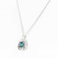 Freyja, Swiss Blue Topaz Pendant - Victoria's Jewellery