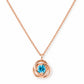 Freyja, Swiss Blue Topaz Pendant