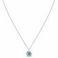 Freyja, Swiss Blue Topaz Pendant