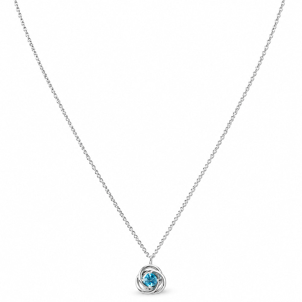 Freyja, Swiss Blue Topaz Pendant