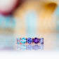 Annie, a Blue Half Eternity Ring - Victoria's Jewellery