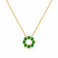 Circle of Life Necklace - Tsavorite - Victoria's Jewellery