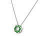 Circle of Life Necklace - Tsavorite - Victoria's Jewellery