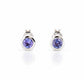 The Tube, Tanzanite Stud Earring - Victoria's Jewellery