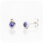 The Tube, Tanzanite Stud Earring