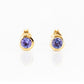 The Tube, Tanzanite Stud Earring - Victoria's Jewellery